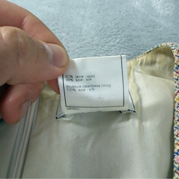 Chanel Boutique Wool Silk Tweed Dress Small - Picture 3 of 16